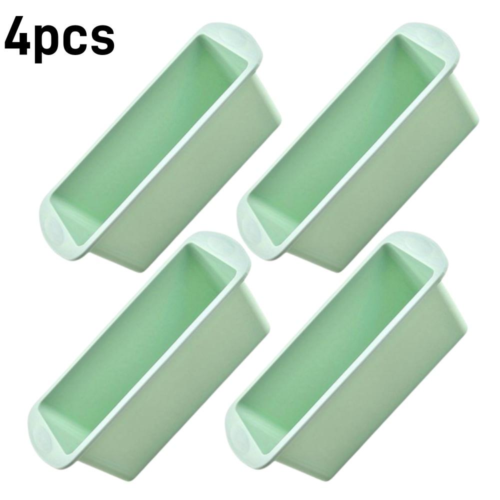 1/4pcs Non-Stick Loaf Pans Flexible Silicone Rectangle Cake Pan for Baking Bread BPA Free Brownie Toast Mold Kitchen Essentials