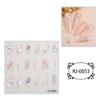 5D Embossed Nail Art Stickers Manicure Accessories Self Adhesive Nail Decals