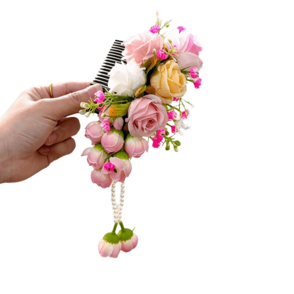 

Tassel Thailand Flower Hairpin Sweet Wedding Bride Accessories Thai Hair Accessories Female Style2