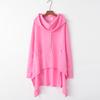 Fall/Winter Wish Amazon New Arrivals Women's Long Hooded Sweatshirt Solid Color
