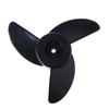 X7JF 3 Blade Leaves Propeller Prop Metal Outboards Propeller For Marine Boat Motors