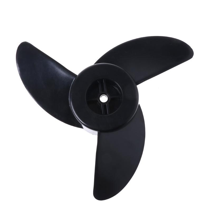 X7JF 3 Blade Leaves Propeller Prop Metal Outboards Propeller For Marine Boat Motors