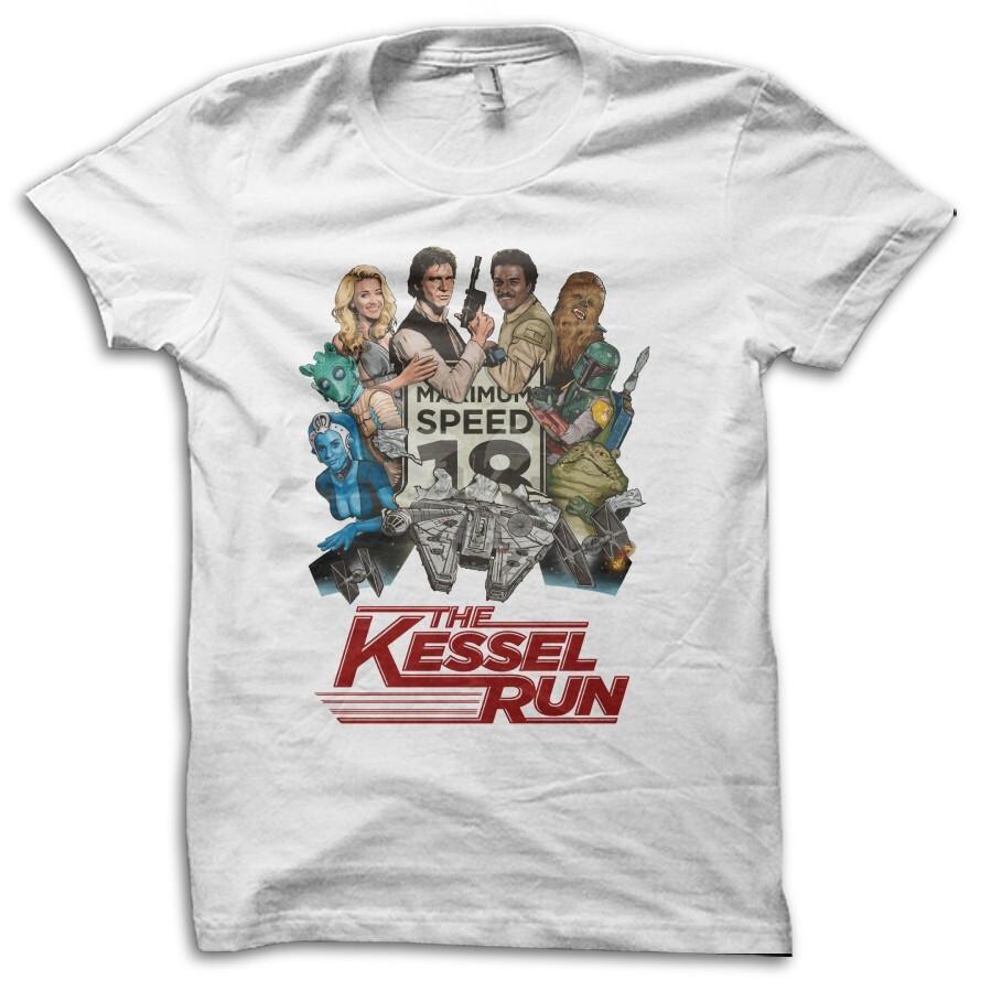 The Kessel Run All Star Joke Parody Sci-Fi Inspired by Star Wars T-shirt M5636 S разноцветный