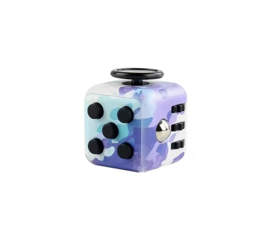 Juguetes para la ansiedad Cubos Anti Estrés Arcoíris Punta del Dedo Infinito Cubo Mágico Infinito Cuadrado Juguetes Sensoriales Playsets Descompresión