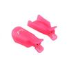 10Pcs/Bag Colorfulful Acrylic Manicure Art Dipped Cap Clip Nail Cleaning Manicure UV Gel Nail Polish Dipped Wrapping Tool Finger