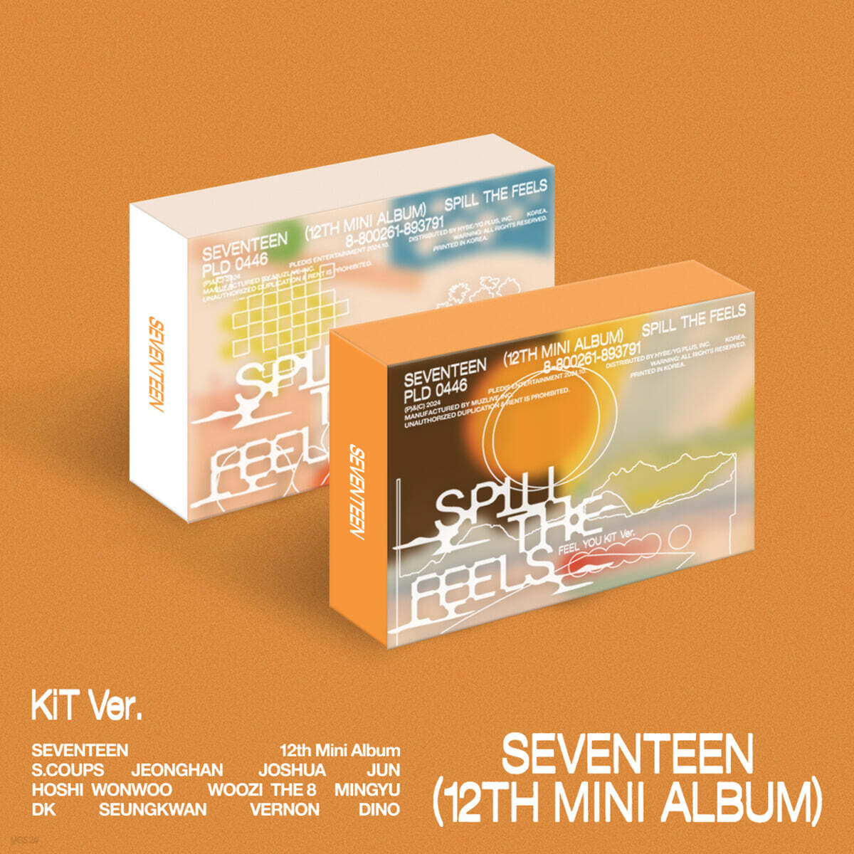 

SEVENTEEN - SEVENTEEN 12th Mini Album SPILL THE FEELS [KiT Ver.] [1 out of 2 randomly sent]