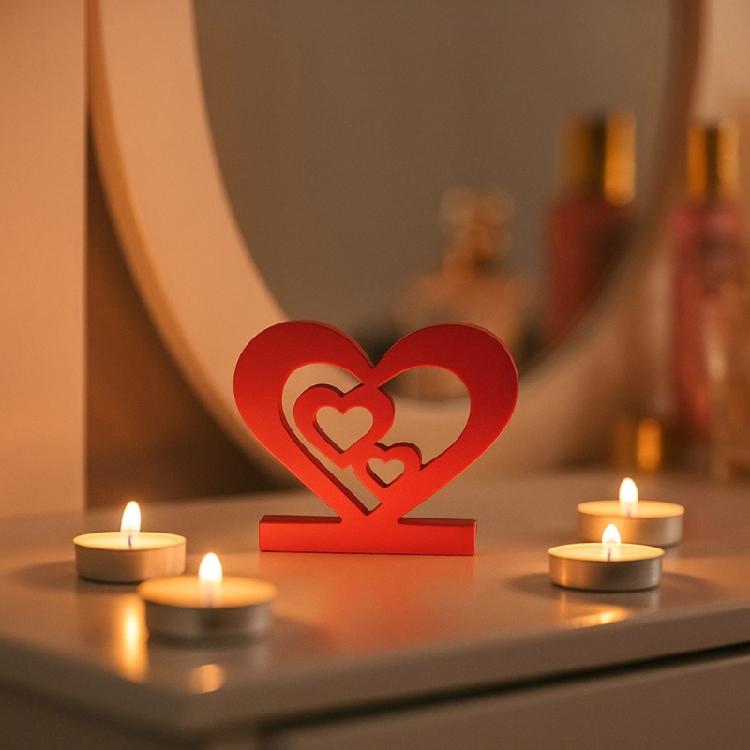 Hollow Out Heart Design Silicone Mold Professional Candle Holder Making Tool For Artistic Creations And Gifts