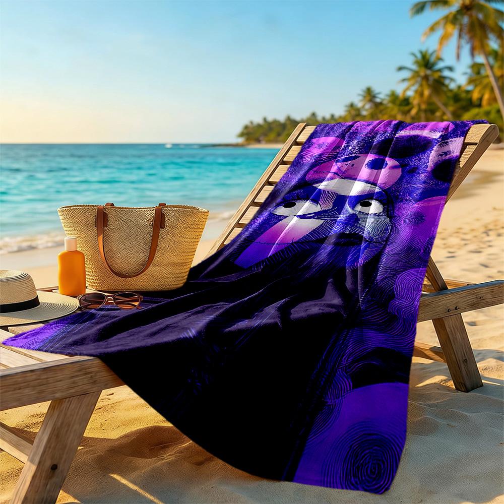 Christmas Nightmare Beach Towel Quick-Dry Soft Microfiber Comfortable Lightweight