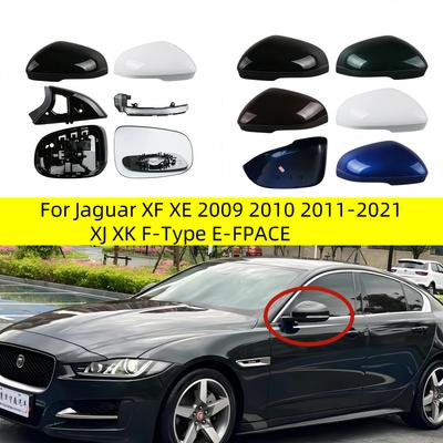For Jaguar XF XE 2009 2010 2011-2021 XJ XK F-Type E-FPACE L Rear Heated Mirror Cover Glass Frame Turn Signal Light Bottom Lower Lqrd4