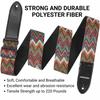 Chevron Guitar Strap Guitar Strap for Bass Guitars with Strap Block Headstock Strap Tie Wide Adjustable Length from To [Amumu] Acoustic, Electric, & -