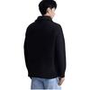 Calvin Klein Cotton Letter Pullover Long Sleeve Knit Sweater Men sweater Space-Black J325481