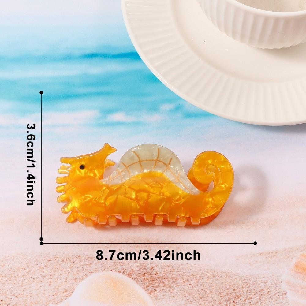 PVC Hair Clip Creative Hair Accessory New Marine Animal Hair Claw  for Women Girls