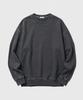 El Mood Garment Washed Oversized Sweatshirt Charcoal