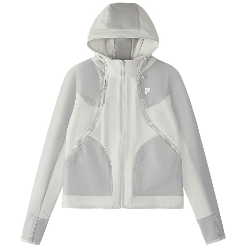 

Fila FUSION Женская плетеная куртка с капюшоном в стиле колор-блок S