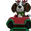 Swinging Solar Doll Car Ornament Funny Dog Figurines Car Dashboard Toys Shaking Head Doll Car Interior Decorations