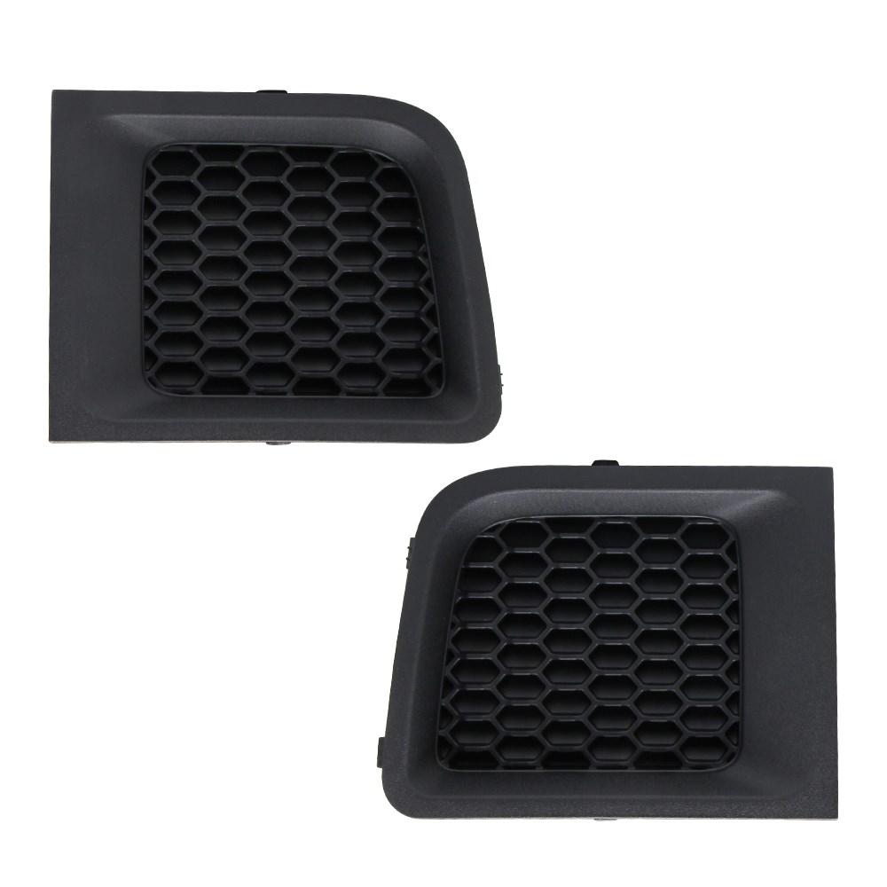 1Pc/2Pcs Car Front Bumper Lower Grille Insert Bezel Cover Trim For Jeep Renegade 2015-2017 lower wind grille Bezel Cover