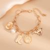 Trend Exaggerated Necklace Bracelet Fashionable Beach Style Niche Design Female Hip Hop Shell Light Collarbone Chain
