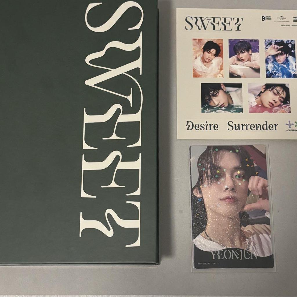 [USED] TXT Sweet Weverse Edition Yeonjun Trading Card