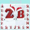 Eye-catching Hand-painted Resin Christmas Tree Ornaments Featuring Stylish 26 Letter Set For Festive Appeal