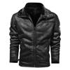 Men's Fur One-piece Jacket, Warm and Thick, Plus Size Casual Motorcycle Retro Jacket
