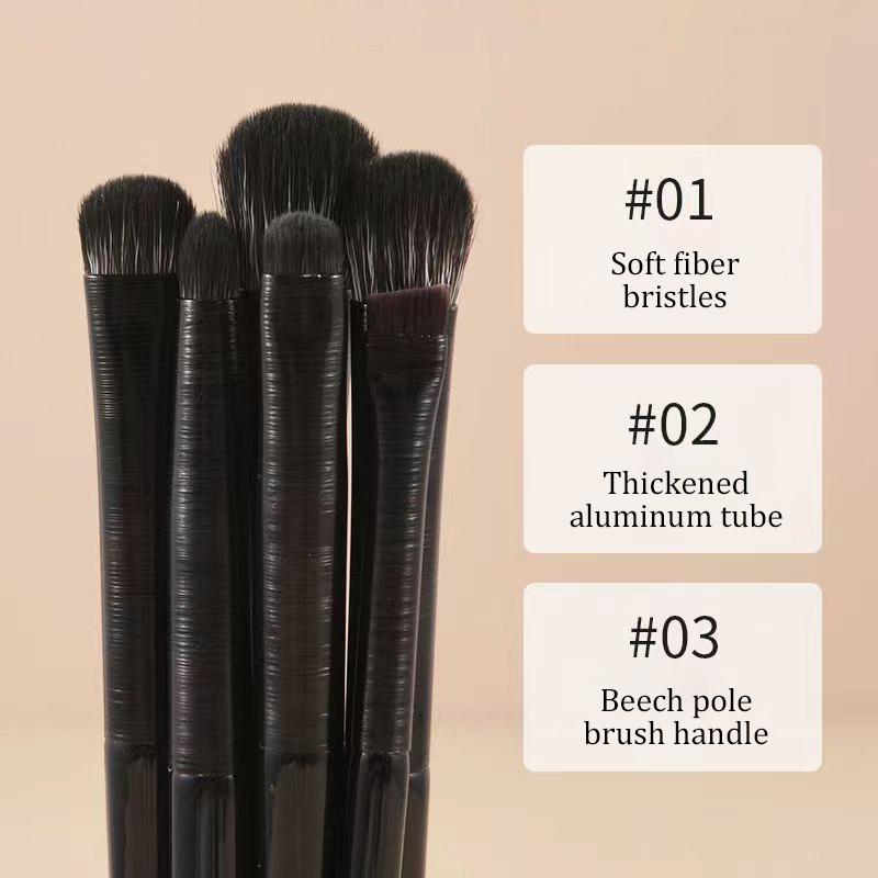 Lidschattenpinsel Weiche Zilien Schwindelgefärbt Augen Make-up Pinsel Konischer Detail Lidschattenpinsel