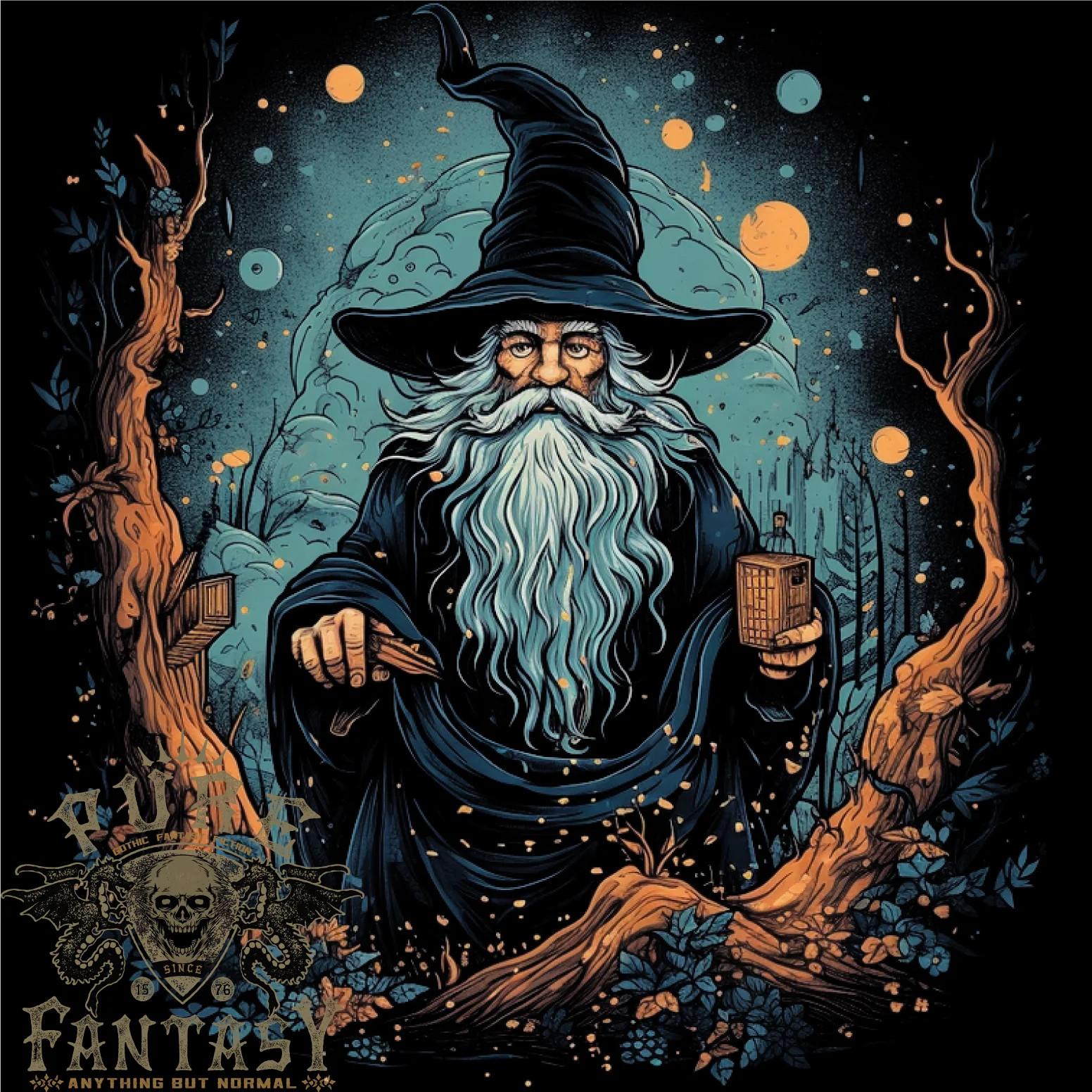 26 A Wise Old Wizard Fantasy Mens Light Cotton T-Shirt Unisex T-Shirt XXXXL