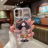 Cute Graffiti Little Girl for Apple 17air Mobile Phone Case iPhone13promax Cartoon Tpu Soft Case