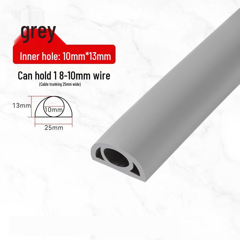 PVC Soft Wire Duct - Self-Adhesive, Durable, Invisible Cable Management Channel