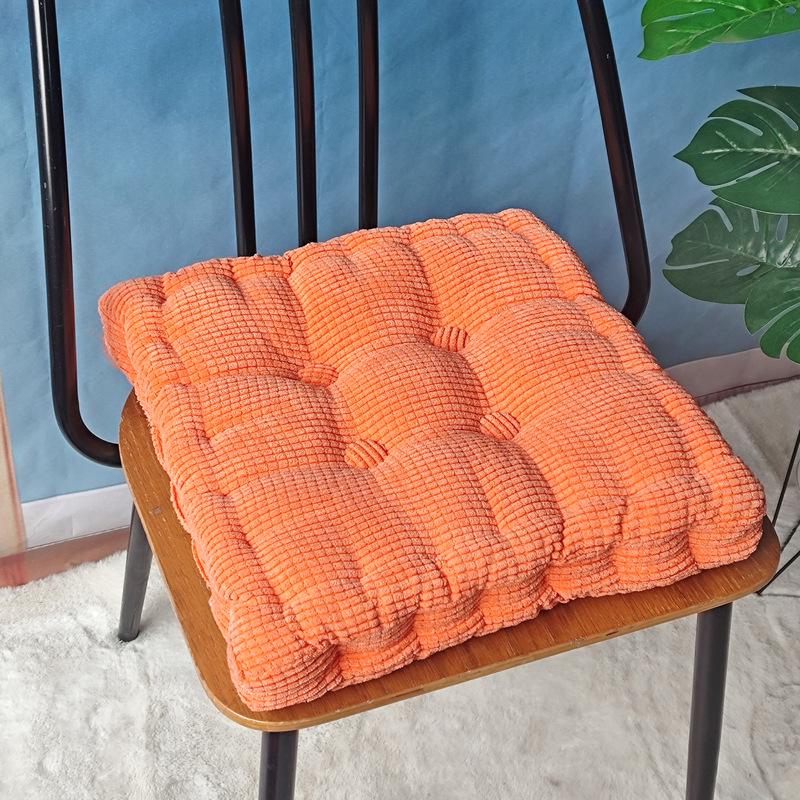 Cuscino per Sedia in Velluto a Coste con Chicchi di Mais 3D Fatto a Mano – Cuscino per Seduta Tatami Spesso