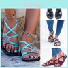 Boho-Flach-Flip-Flops-Sandalen Mit Eleganten Riemchen Für Stilvolle Sommerausflüge