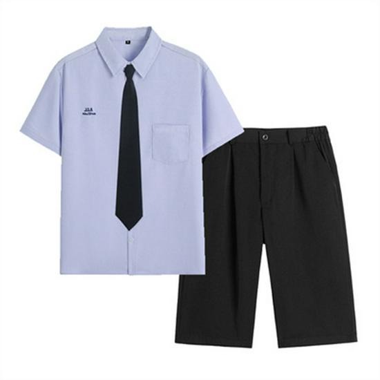 Kinder Schuluniform im Thai-Stil - Jungen & Mädchen College JK Uniform - Kindergarten bis Grundschule Abschlussoutfit