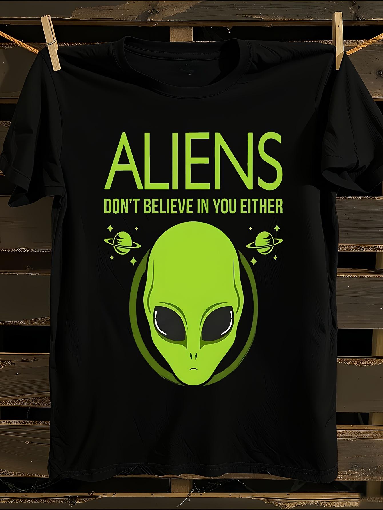 Funny Alien Tshirt S