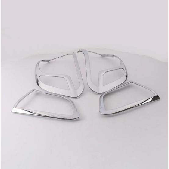 ABS Chrome Rear Light Lamp Frame Tail Trim For 2017- JEEP Compass 4pcs