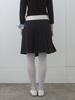 Gijun Pleated Wrap Skirt Black