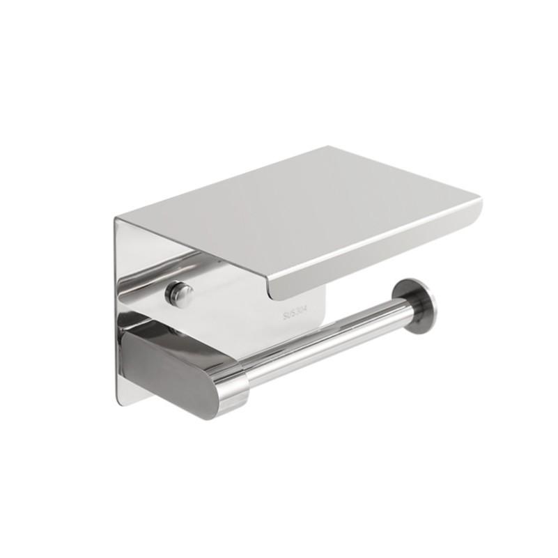 Wandmontierter Taschentuch- und Handyhalter aus Edelstahl