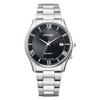 Montre bracelet Citizen Collection Simple Adjust Eco-Drive montre radiocommandée modèle fin AS1060-54E homme.