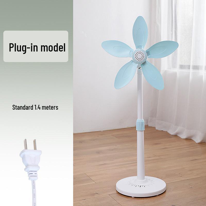 Powerful Silent Oscillating Floor Fan for Home, Dormitory or Desktop Use Standard (Approx. 1.3m Power Cord)