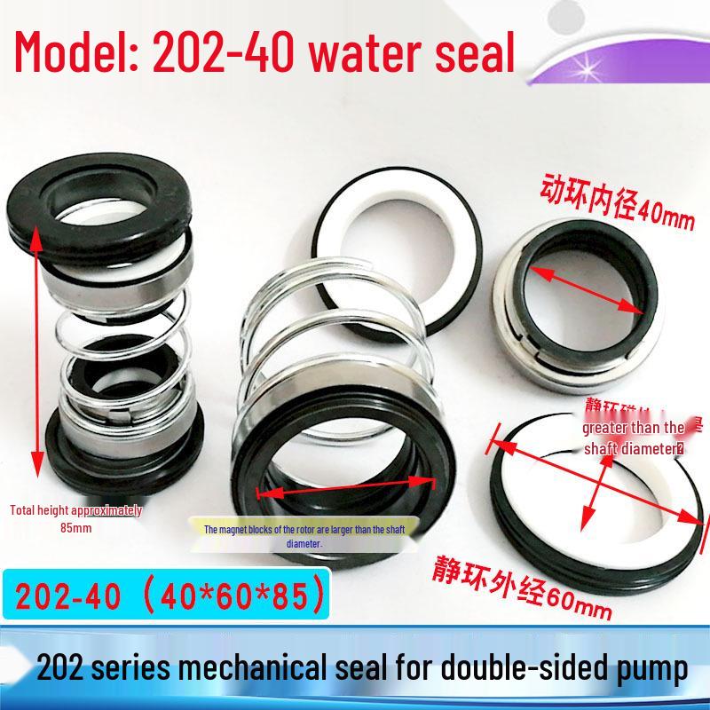 202/208 Serie Graphit-Keramik Doppelseitige Dichtung für Tauchpumpen