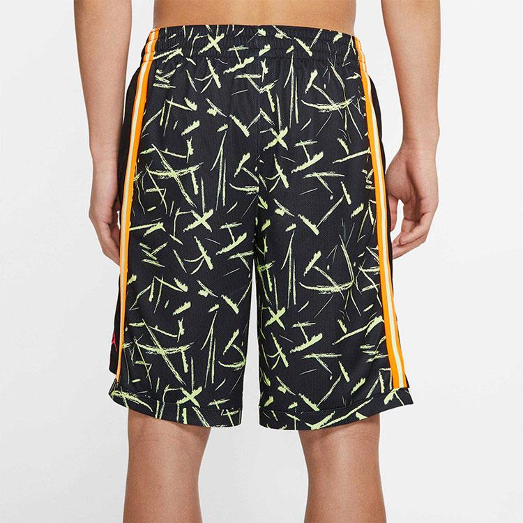 Jordan Splatter Graffiti Sport Knit Shorts Men Bottoms Black CW7084-010