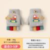Boys Winter Knitting Cute Dinosaur Kindergarten Half Finger Flip Writing Cold Wool Children's Warm Gloves