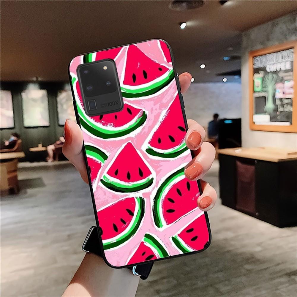 Capa de celular melancia com desenho animado de verão para Samsung S 9 10 20 21 22 23 30 23plus Lite Ultra FE S10lite Fundas
