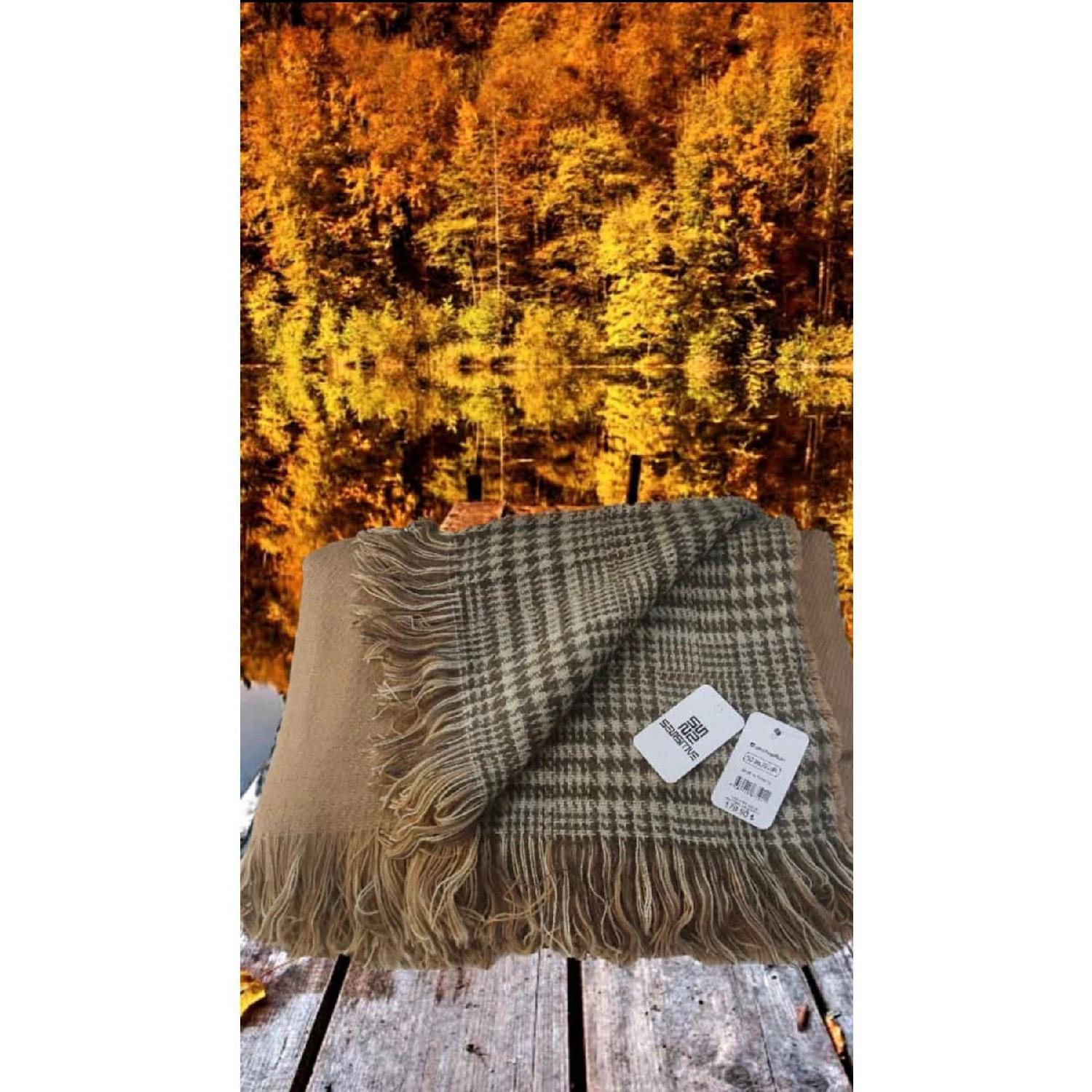 

Winter Double Sided Shoulder Shawl Camel 70 x 190 красный