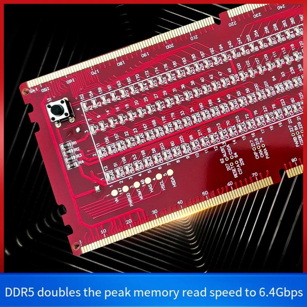 Testatore slot di memoria DDR5 Ampia compatibilità Testatore di memoria DDR5 per riparazione computer di memoria