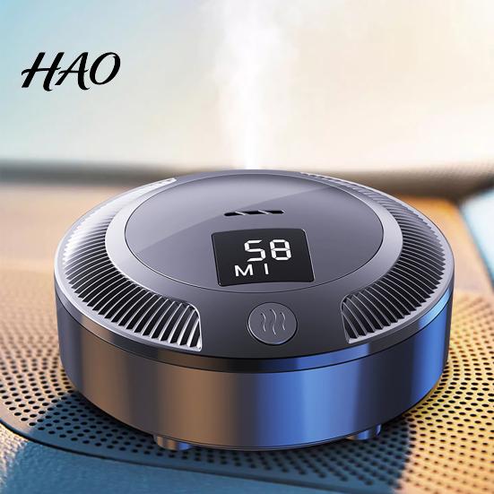 Portable Deodorizing Machine Car Air Purifier with Digital Display, Negative Ion Ozone Generator for Odor Interior Care Elimination & Smoke Removal ,
