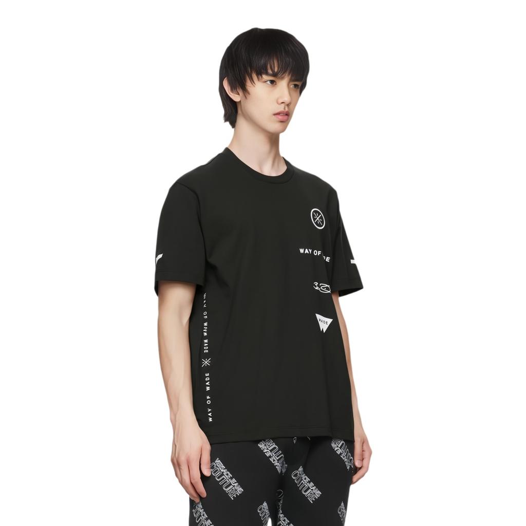 Li-Ning Wade Of Wade Logo T-shirt 'Black' Men's ATST237-1