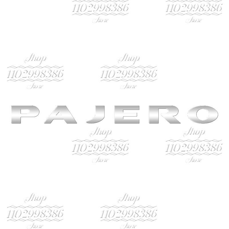 

Auto Accessories 3D ABS Plastic Letter Logo Body Side Fender Rear Tail Trunk Sticker Decor For Pajero Mitsubishi Car Styling