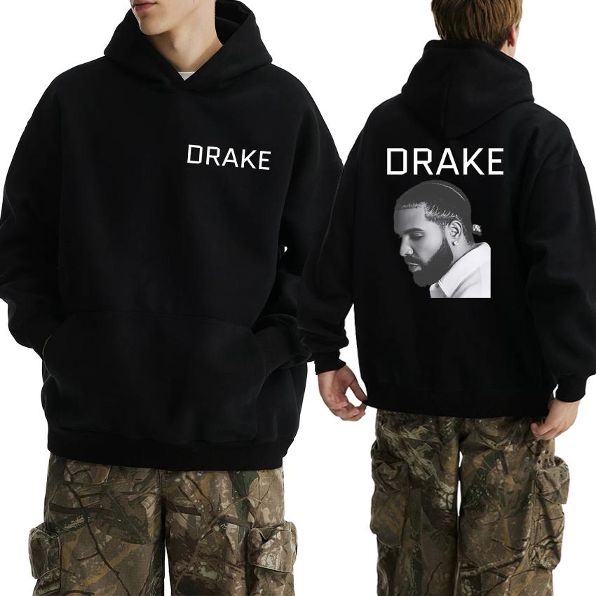 Hot Rapper DRAKE vintage Graphics printed streetwear Autumn Winter Men women hip hop punk Sweatshirt Unisex Fleece Casual Hoodie