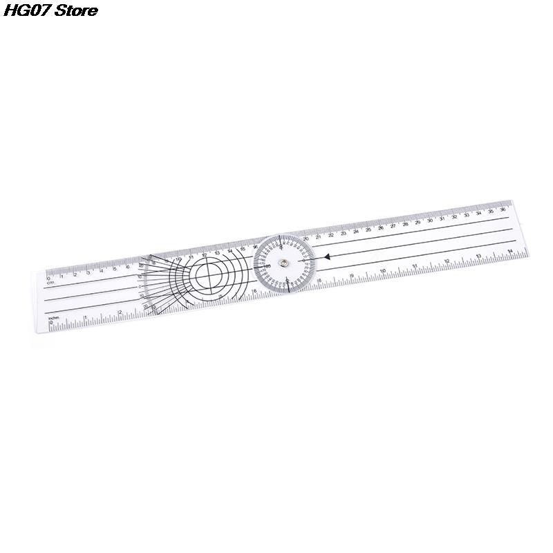 0-140mm 360° Goniometer Angle Medical Spinal Angle Ruler Angle Inclinometer Ruler Protractor Angle finder Measuring Tool 1PCS