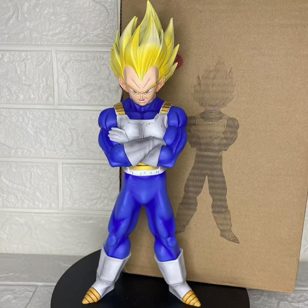 29cm Anime Dragon Ball Z Figure Combat Form Vegeta Model Collection GK Efigy Modeo Toy Doll Birthday Decoration Gifts