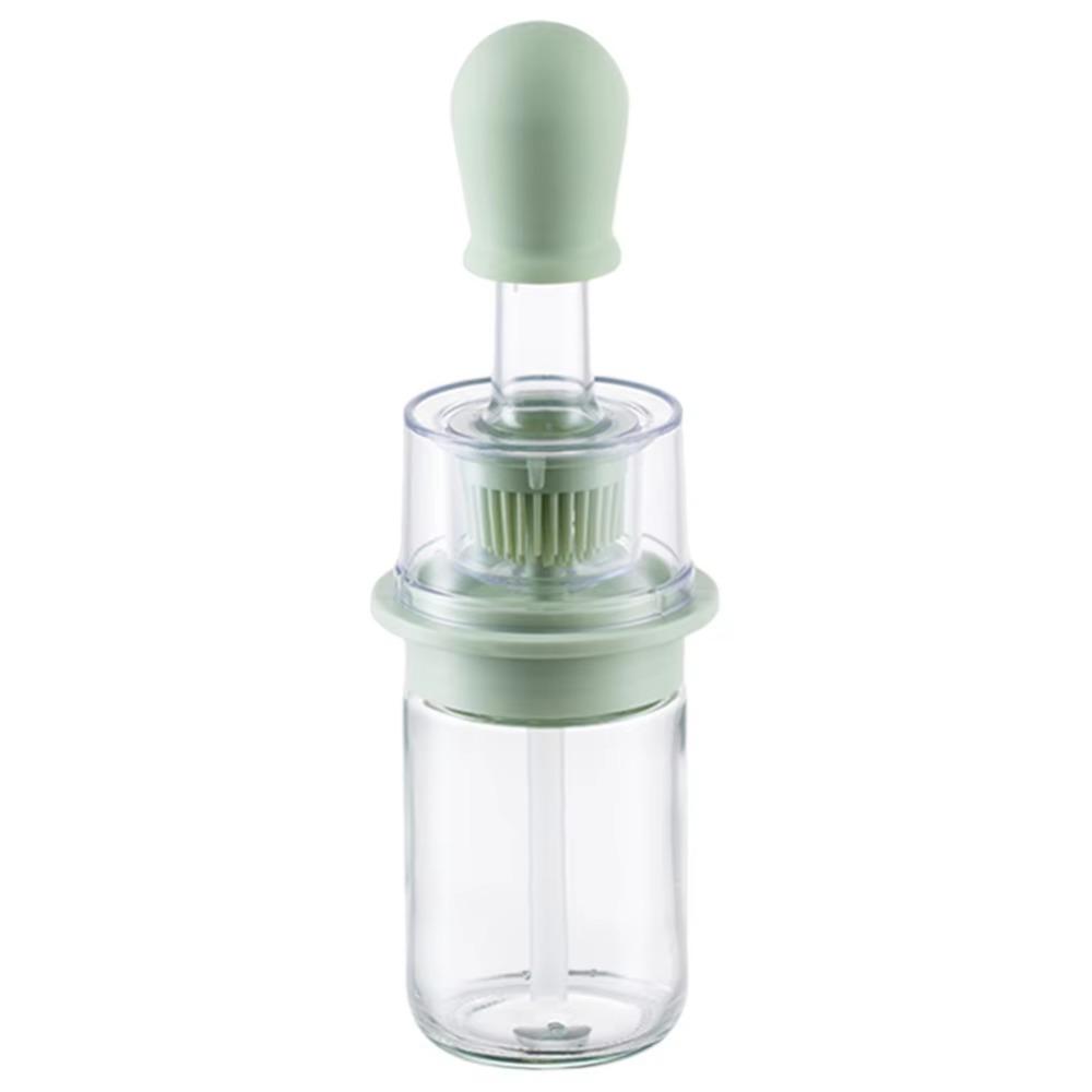 2 in 1 Oil Dispenser Bottle 180ML Barbecue Spray Bottle Easy To Clean Measuring Oil Bottle  Baking